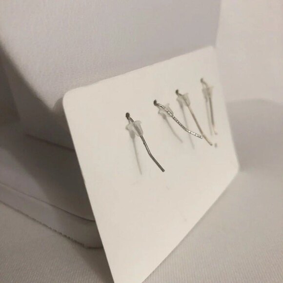 Retro 80's Style Fashion Earrings 4 Pairs - Picture 7 of 9